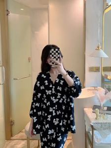 KASIHAN | Summer Cotton-Chiffon Sleepwear Set Two Pieces