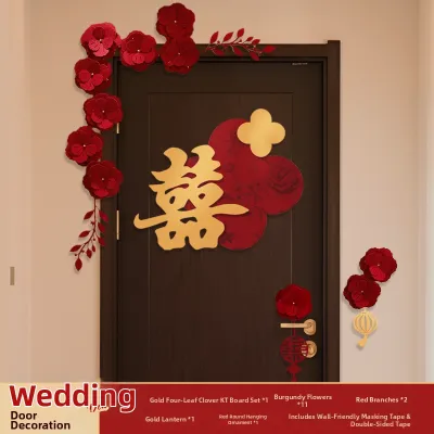 FOXWB | Wedding Decorative Set Wedding Atmosphere Decorations for Bride and Groom Bedroom