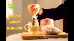 [Ready Stock+COD] 100Pcs Disposable Tea Bags Filter Bags for Tea Infuser with String Food Grade Non-woven Fabric Spice Herb Filters Teabags