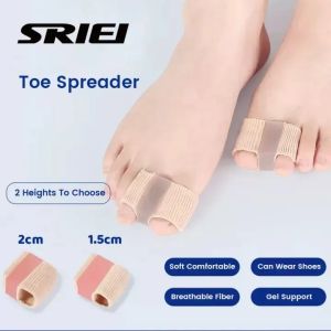 SRIEI 1PCS ซิลิโคน Toe Spreader Separator Bunion Hallux Valgus Corrector Thumb Finger Correction เครื่องมือดูแลเท้า