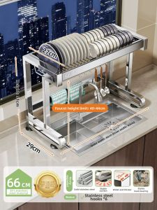 youqin | Dish Storage and Drying Rack 304 Stainless Steel