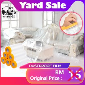 Yard Sale - Disposable furniture dust cover dust cloth dust film decoration plastic protective film cover dustproof遮盖防尘膜