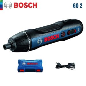 Bosch | Bosch GO 3 /GO2 Cordless Screwdriver 3.6V Rechargeable Electric Screw Driver Multi-Function Drill Repairing Power Tools Kit GO 2