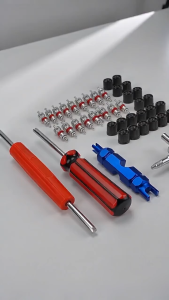 44 Cái/Bộ - Dụng Cụ Sửa Chữa Van Tẩy A/C Ô Tô - Lõi Van Điều Hòa - Tiện Lợi & Hiệu Quả