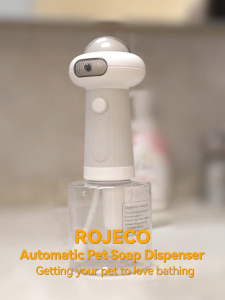 Automatic Pet Bath Foam Maker for Dogs Cats Portable Bubble Shower Gel Dispenser Quick Bathing Adjustable Foam Waterproof