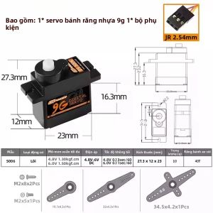 DSpower 9G Kỹ Thuật Số Micro Servo 1.2kgf.cm Mô-men Xoắn 4.8-6V Cho Xe RC 450 Máy Bay Trực Thăng Máy Bay Mini Q Robot Trục WLtoys SCX24 K999