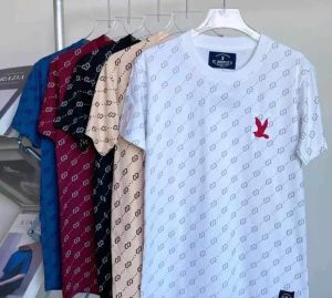 💥เสื้อยืดคอกลมแขนซุก งานพิมพ์ลาย CPS ผ้าคอตตอน100% ทรงตรงใส่ได้ทั้งชาย/หญิง SMLXL(No.88)