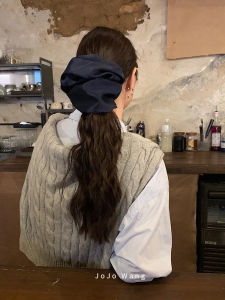 Elegant Purple Silk Hair Ties for Women Fashionable Hair Accessories High End Feeling Hair Bands Original Design by Jojo Wang