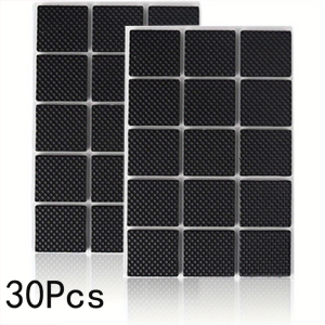 Black thick table and chair foot pads scratch resistant silent table and chair foot pads self-adhesive sofa furniture