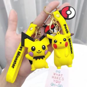 Bandai | Cute Silicone Keychain Cartoon Doll Car Keychain Bag Pendant Couple Pendant For Girlfriends Birthday Gift