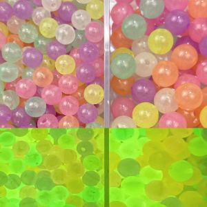 Manik Bulat Glow In The Dark 6mm Mix Random (10gram)