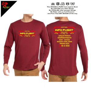 Kaos Info Pusat ST NYEL A1 Ora Iso Didebat Lengan Panjang