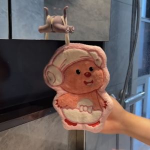 Loppy Hand Towel Cute Bathroom Hanging Style Super Absorbent Childrens Towel Cartoon Design Kitchen Home Textile Towel