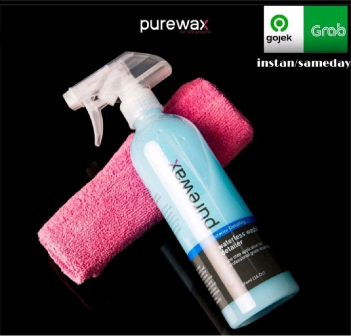 PUREWAX WATERLESS ANTI JAMUR WASH & WAX JAMUR KACA JAMUR BODY EFEK DAUN