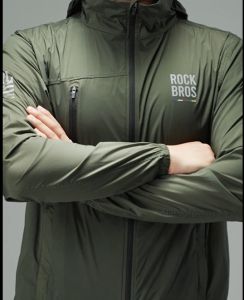 Rockbros เสื้อแจ็คเก็ตขี่จักรยานเสื้อกันลมน้ำหนักเบากันลมมีซิปเสื้อผ้ากีฬากลางแจ้งปีนเขาสะท้อนแสง YKK ผิวเรียบ