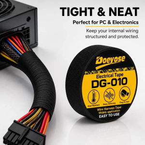 Tear Resistant Electrical Cloth Tape Flame Retardant Heat Resistant Auto Wire Harness Protection Tape