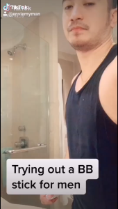 Envie BB Stick for Men 15g SPF30 – Dark Coverage Matte Finish with Age Defense – Evens Out Discoloration Controls Shine and Provides Poreless Flawless Skin – Includes FREE Makeup Sponge – Lightweight Long-Lasting BB Cream for Natural Confident Look