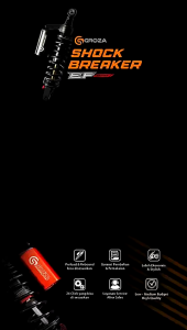 Shock Shockbreaker Groza G sport EF Series Tabung Atas 330mm Nmax Old Pcx 160 Pcx 150 Nmax New Aerox Xmax