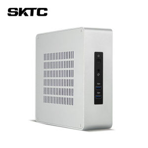 Bộ Máy Tính SKTC Iron Aluminum Mini Tower HTPC Desktop Power Supply No Graphics Card Support CPU Cooling Method Wind Cooling