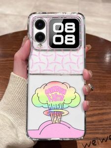 Foldable Screen Phone Case for Huawei PuraX Honor Magicflip Samsung Xiaomi Mix Oppo N5 Cartoon Unique Transparent Anti-fall Protection