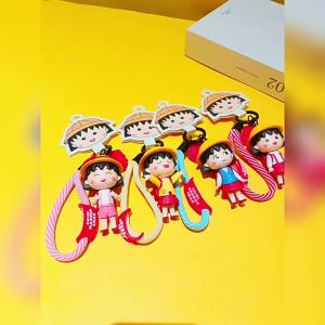 Bandai | Cartoon Campus Time Series Keychain Cute Bag Car Keychain Small Gift for Girlfriends Birthday Gift