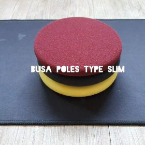 3 pcs Busa Poles Mobil Model Slim Bahan Bagus / Slim Foam Pad Premium