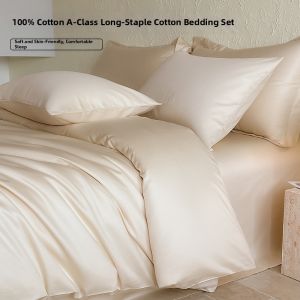 Full Cotton Satin Sheet Set 3/4 Pieces