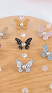 Butterfly buttons waist for womens skirt jeans adjustable waist buckle top clip buckle