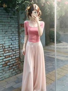 LIRUSHAN | Nice Looking Pink Summer Leisure Suit
