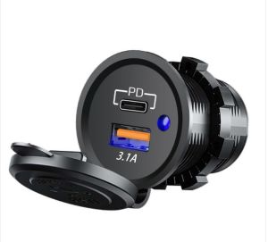 Ổ Cắm Sạc USB 30W/85W Chống Nước Hỗ Trợ PD Type C & QC3.0 Dùng Cho Ô Tô Thuyền Tàu Biển Xe Tải 12V