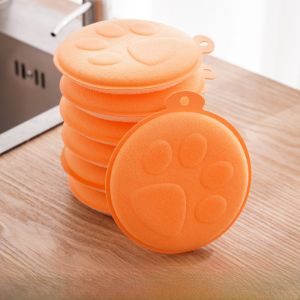 Thickened Double-Sided Non-Stick Oil Dishwashing Sponge Block Magic Kitchen Cleaning Tool Sponge Brush Pot Cleaning Gadget