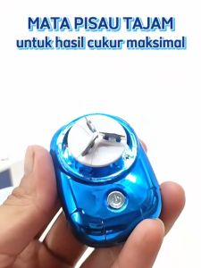 Homeneeds Alat Cukur Elektrik Portable Mini Shaver Cukur Kumis Jenggot Bulu ketiak Dll SQ-086