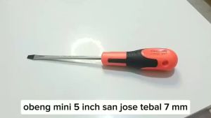 Obeng Min Ukuran 5" 5 Inch San Jose Tebal 7 mm