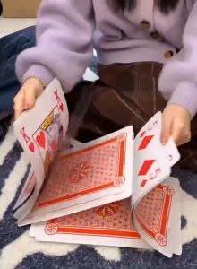 Giant Jumbo Poker Cards Casino Full Deck Oversized Playing Card A4 Size Poker Cards Big Size High Quality
