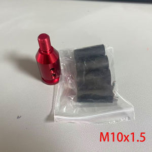 Universal Aluminum Alloy Car Auto Gear Manual Shift Knob Adapter Black for Non Threaded Shifters M12x1.25 M10x1.5