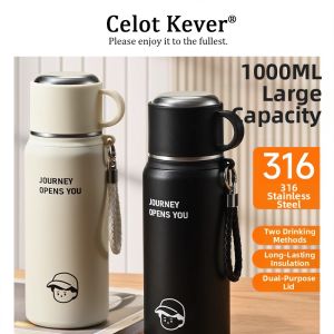 High Capacity Aesthetic Stainless Steel Insulated Cup With Straw