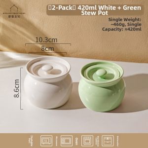 MODERN SWEETHOME | Portable Ceramic Pot for Home Soup Making 1 Person