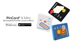 Momax BR22 Pinpop² X Mini Rechargeable Smart Tag/Card Bluetooth Tracker Apple FindMy/Android FindHub Waterproof Locator