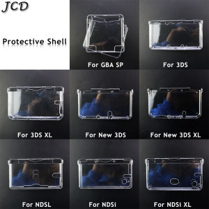 JCD Plastic Clear Crystal Protective Hard Shell Skin Case Cover For GBA SP NDSL DSI NDSi XL 3DS XL New 3DS XL LL Console