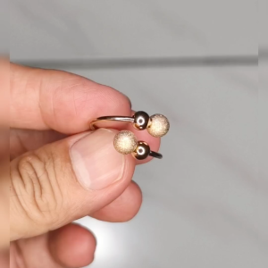 CINCIN WANITA ASLI TITANIUMWARNA ROSE GOLD  / AKSESORIS  WANITA ASLI TITANIUM / PERHIASAN FASHION ASLI TITANIUM ♥ GIRLIE ACC ♥