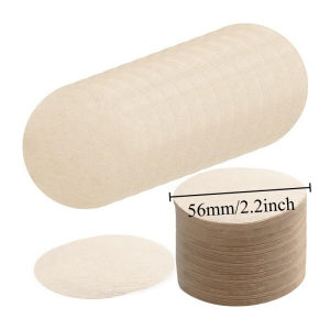 100/200/400/600pcs Round Coffee Filter Paper Replaceme Moka Coffee Pot Filter for Espresso Machine Portafilter Moka Pot