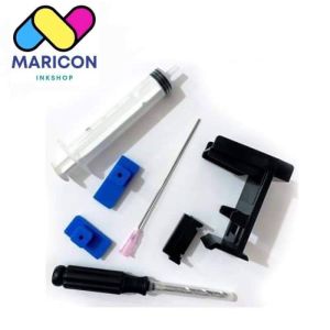Suction tools for empty cartridges or refill kit