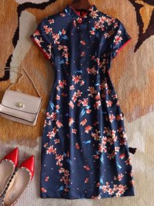 plus Size Floral Print Casual Dress Elegant Retro Style A-Line Silhouette Comfortable Fit for Plump Sister Summer New Chinese Style