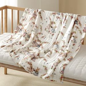 110x110cm bông gạc bé Khăn tắm trẻ em khăn tắm khăn quấn trẻ em chăn