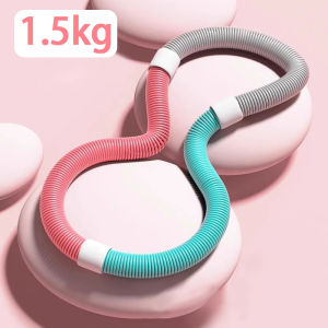 Weighted Spring Circle Steel Frame Foldable Segments Protection Waist Toning Home Gym Fitness