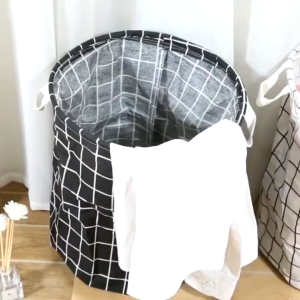 80L Laundry Basket Bag Foldable Dirty Clothes Cloth Storage Bag Bakul Baju Kotor Dobi Kain 脏衣篮