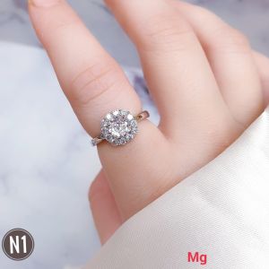 RinaXp- Cincin Sunny Permata Zircon Cantik Berkilau Cincin Terbaru Xuping Gold dan Silver