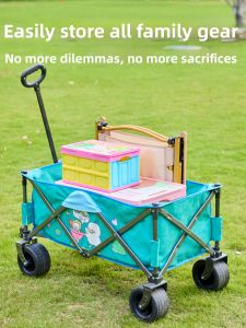 Folding Picnic Stroller Cart for Outdoor Camping and Travel