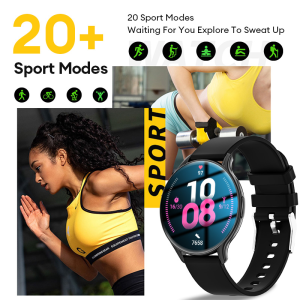 Aolon GTR2 Smart Watch | Amoled Screen | AOD | Bluetooth Call | Blood Oxygen & Heart Rate & MET | 24H Precise Sleep | Sport Smartwatch jam tangan pengukur tensi darah jam tangan pintar ip68 waterproof