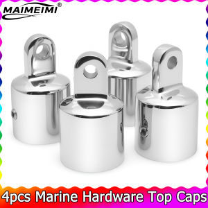 4pcs 25MM Top Cap 316 Stainless Steel Top Caps Marine Hardware Slip Cap Boat Fittings Boat Accessories Top Eye End
